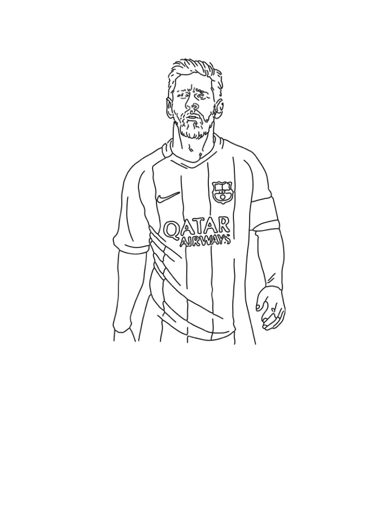 Lionel Messi Color Sheet - Notability Gallery