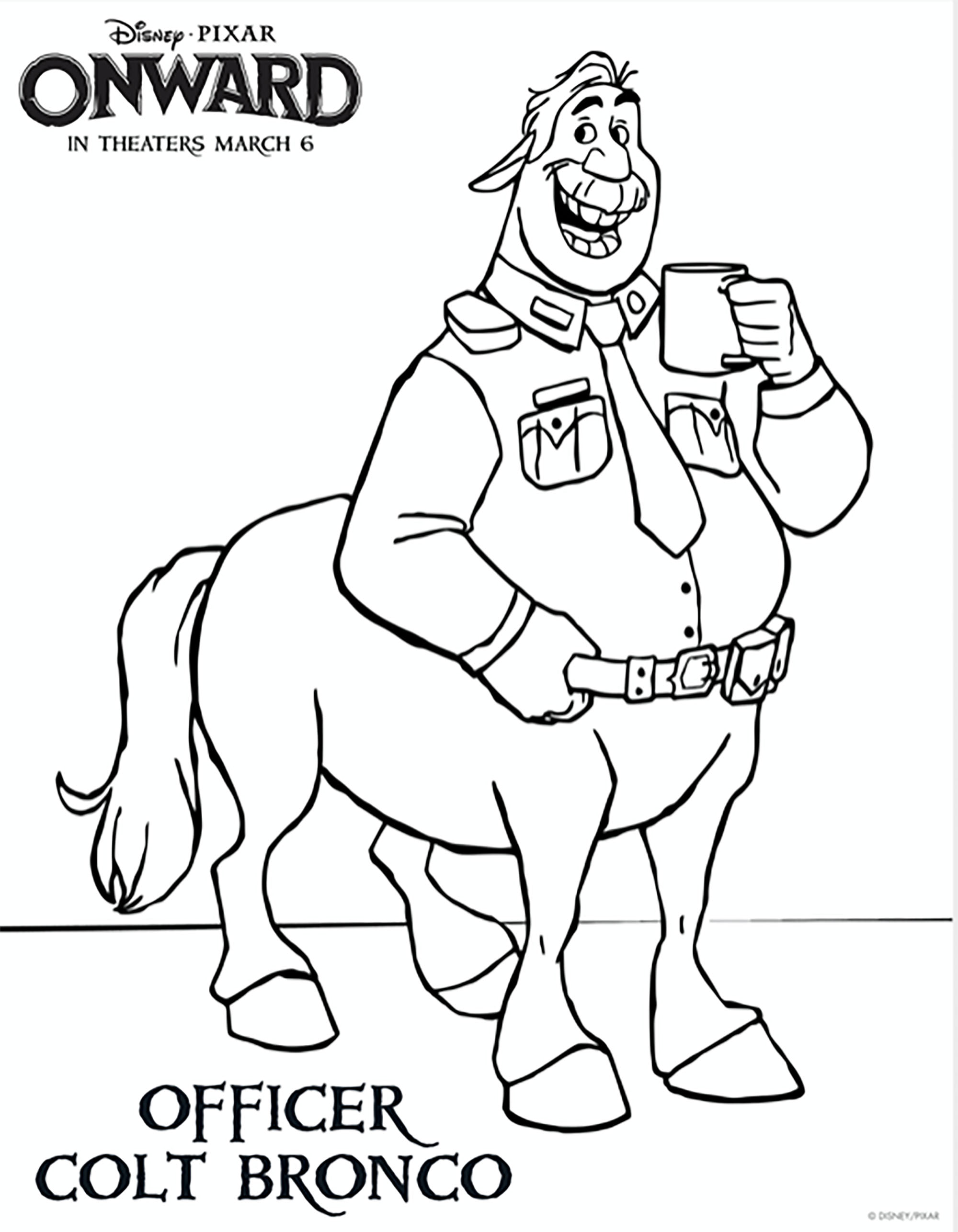 Onward to color for children - Onward Kids Coloring Pages