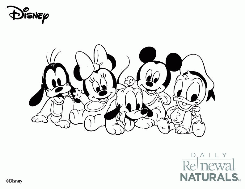 Mickey Mouse Sketch For Coloring Mickey Mouse Clubhouse Coloring ...