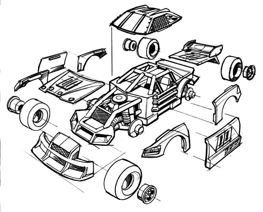 Nascar Coloring Pages » Coloring Pages Kids