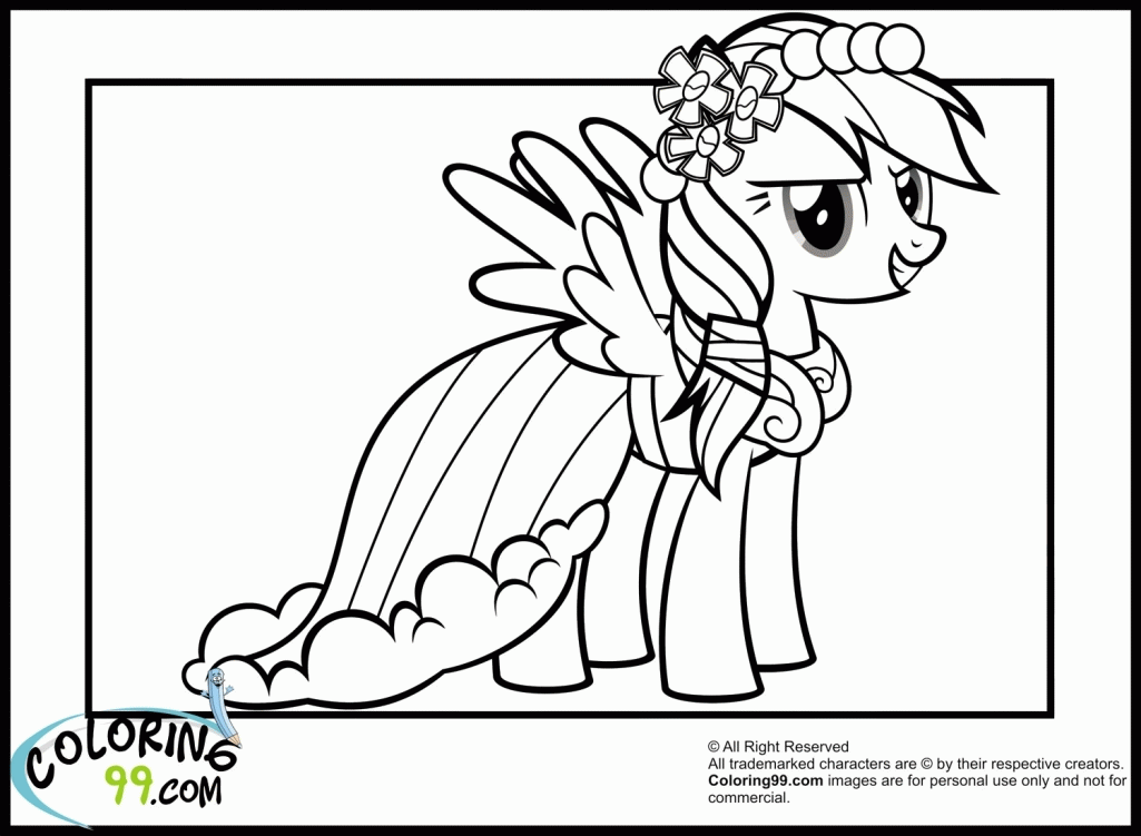 My Little Pony Pictures Coloring Pages Rainbow Dash ...