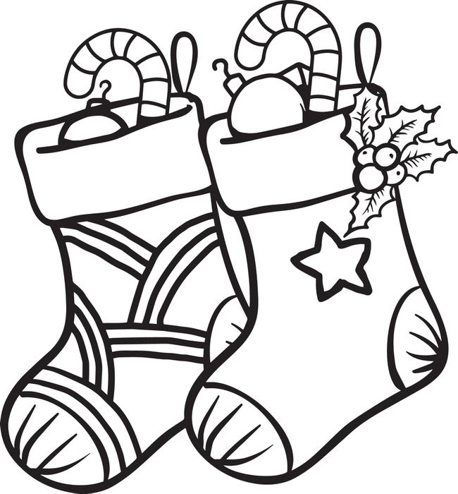 Crazy Sock Clipart Black And White