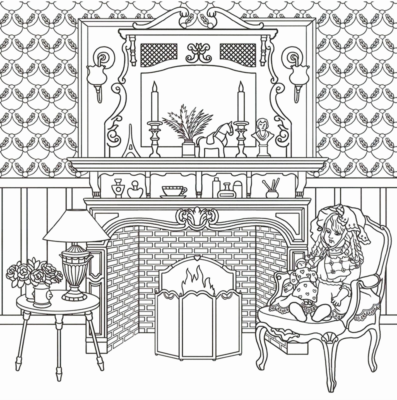Architecture Coloring Book Page Awesome Coloring Pages House Rooms –  Bestofpage | Coloring books, Coloring book pages, Coloring pages