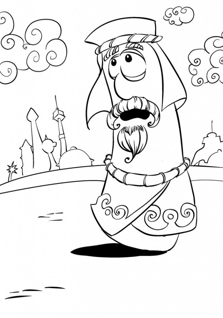 Dave And The Giant Pickle Coloring Page