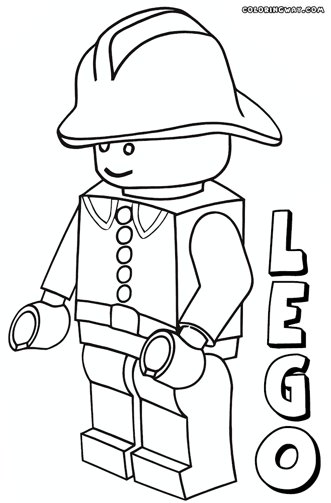 Lego Character Coloring Pages - Coloring Home