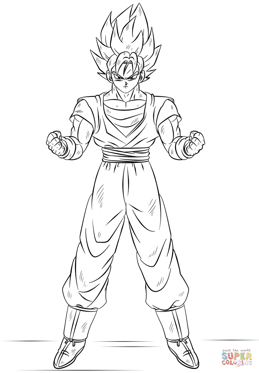 Dragon Ball Super Coloring Pages - Coloring Home