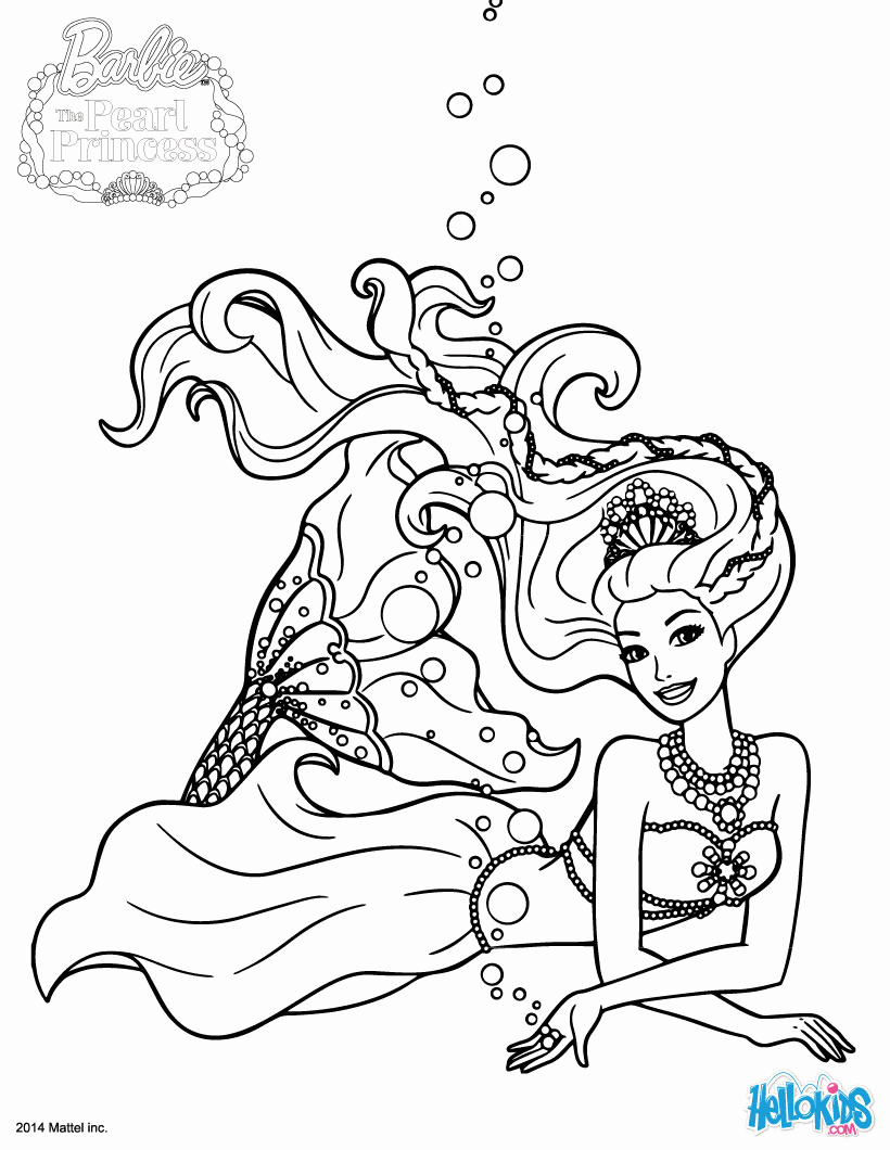 26+ Barbie Princess Colouring Pages To Print Pictures