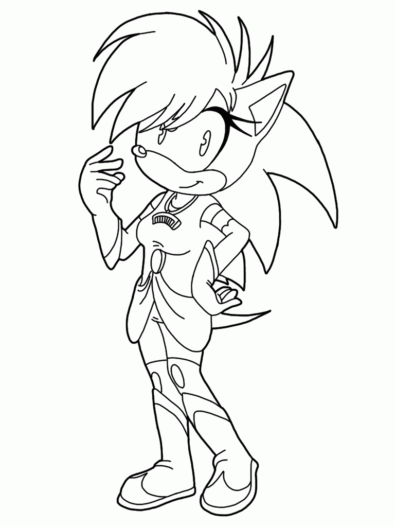 Sonic The Hedgehog Coloring Pages Tails - Coloring Home