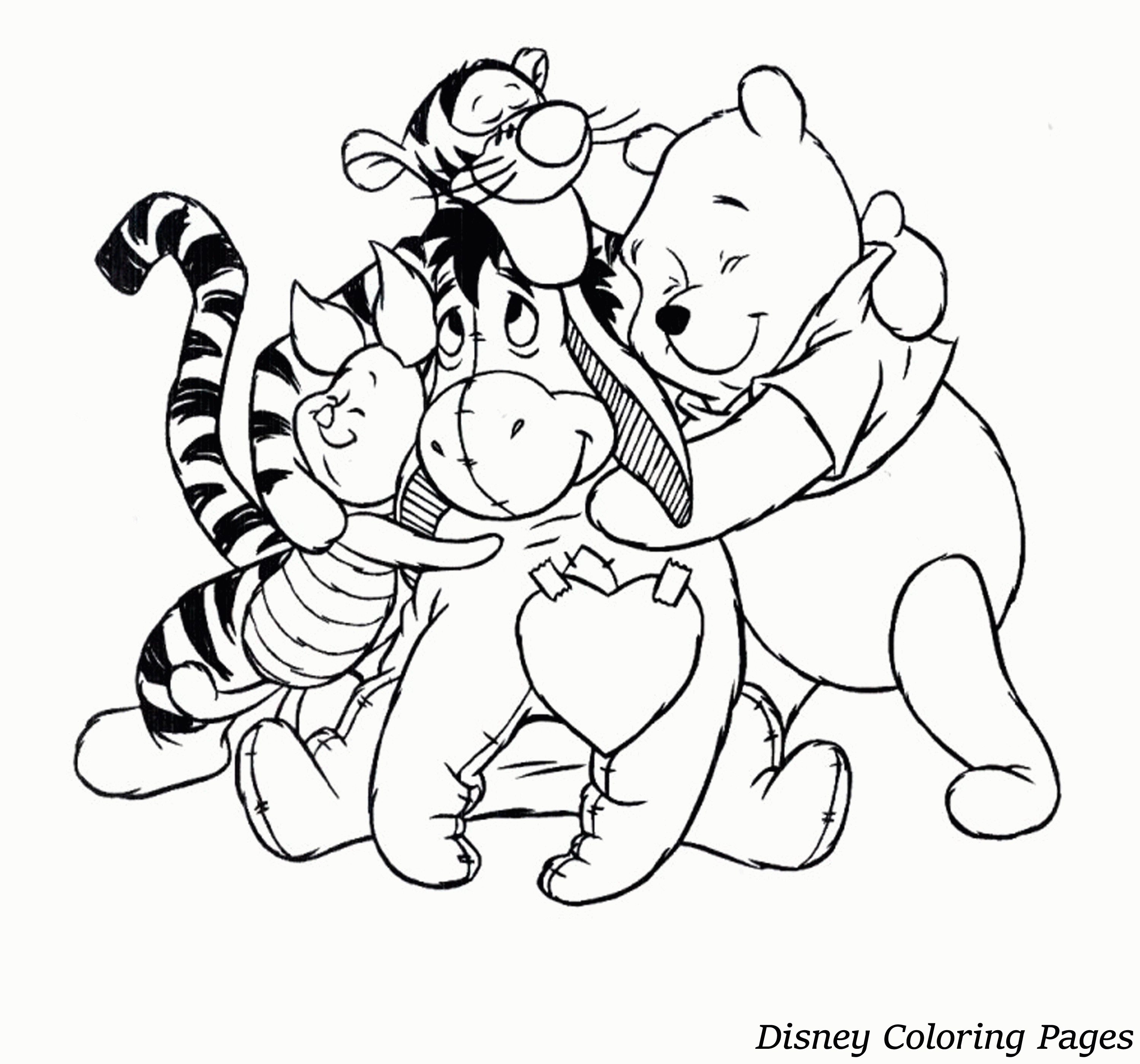 Disney Coloring Pages For Toddlers - Coloring Home