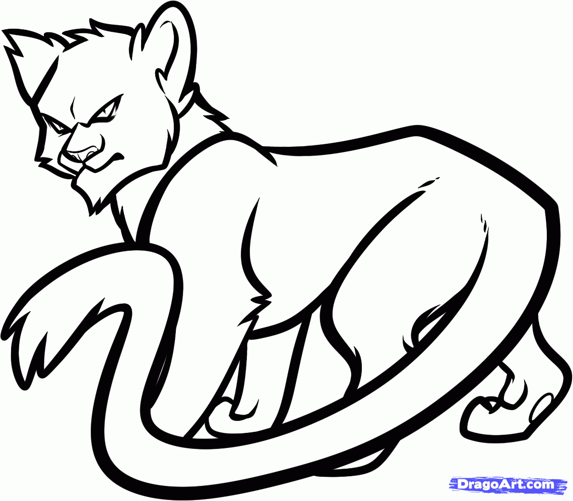 Warriors Cat Coloring Pages - Coloring Home