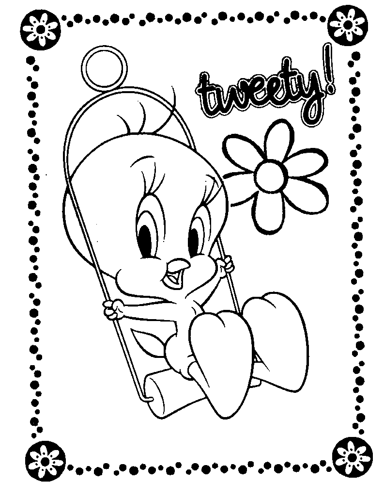 tweety bird and sylvester coloring pages - Free Coloring Pages ...
