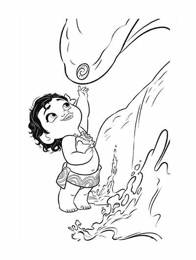 59 Moana Coloring Pages (August 2020)...Maui Coloring Pages too...