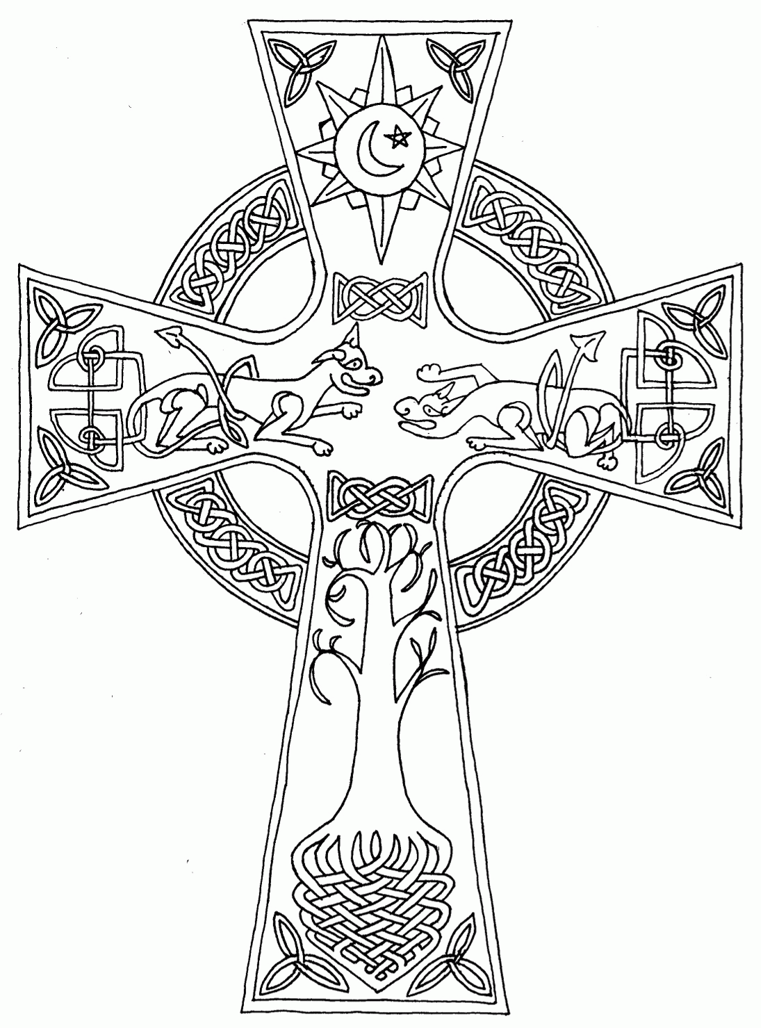 Celtic Design Art Coloring Pages - Coloring Pages For All Ages