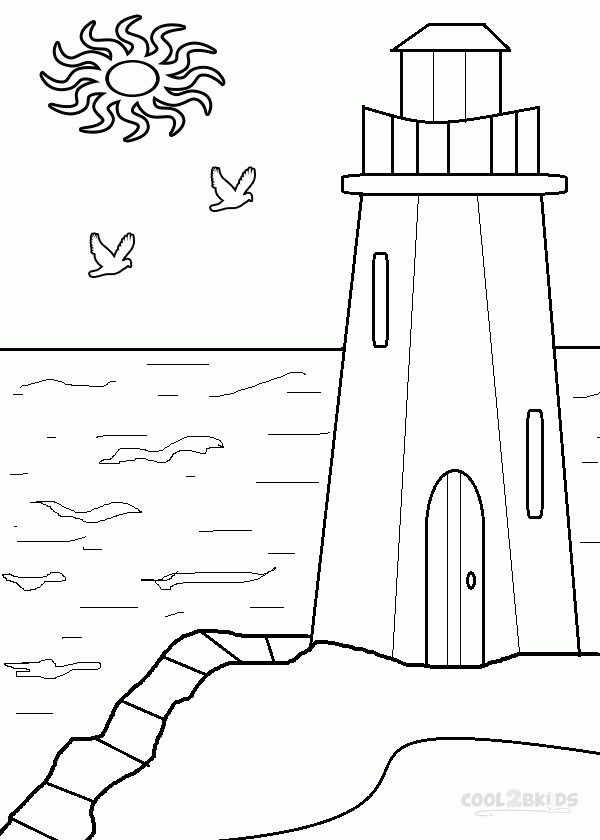 beach house coloring pages - photo #14