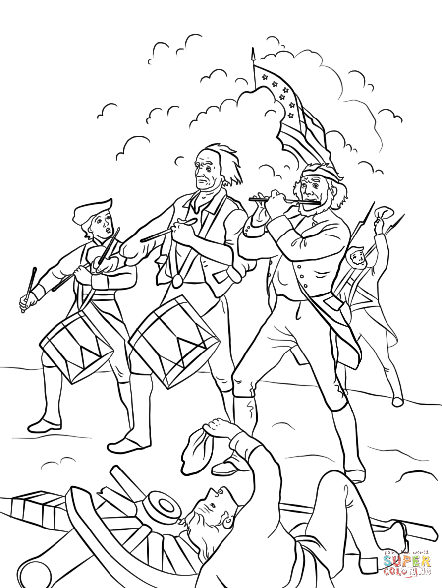 Yankee Doodle coloring page | Free Printable Coloring Pages