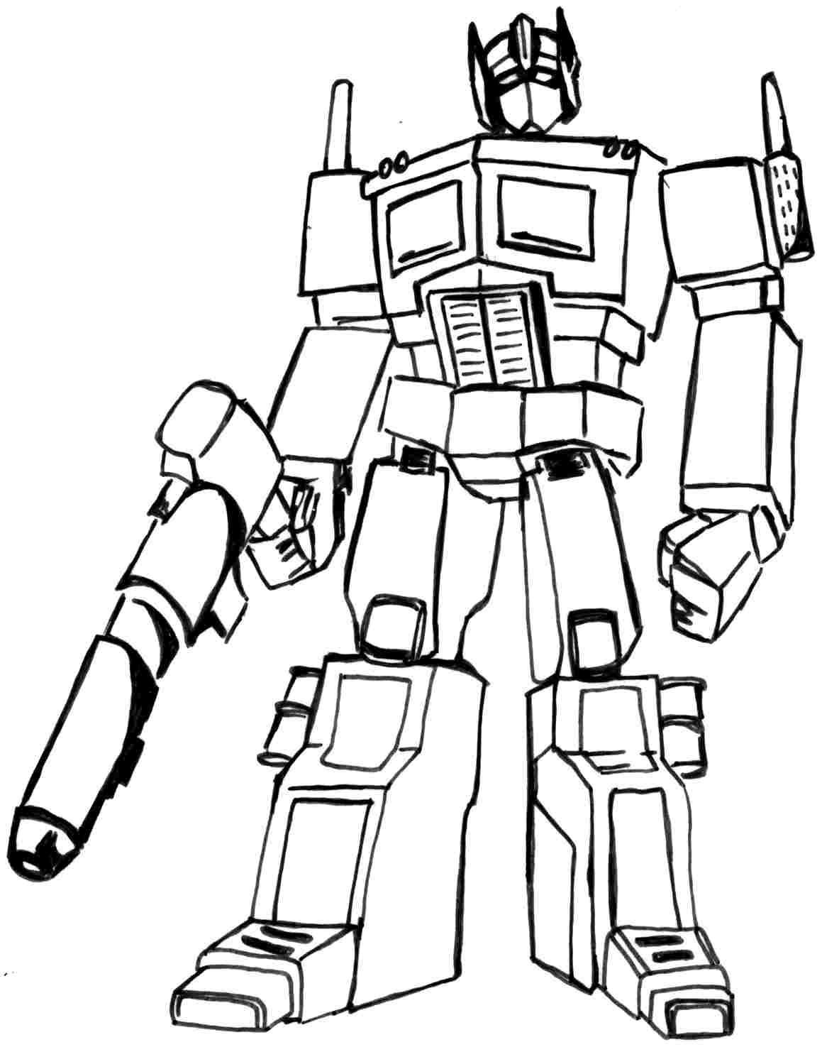 Transformers Coloring Pages Optimus Prime - Coloring Home