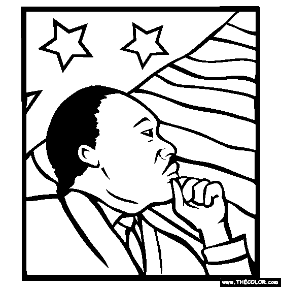 Martin luther king, Martin luther and Coloring