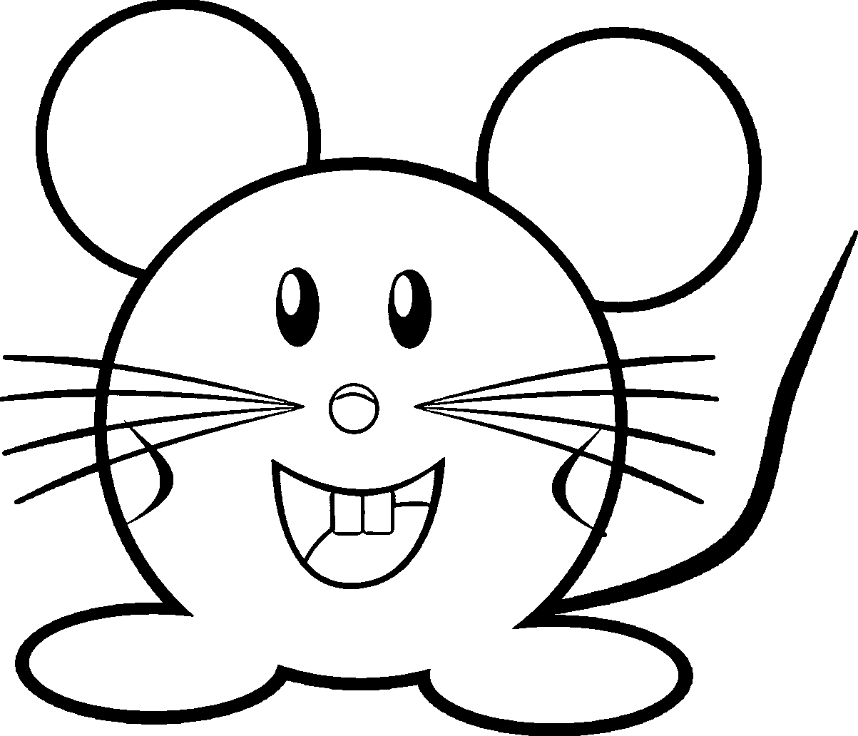 Mice Coloring Page - Coloring Home