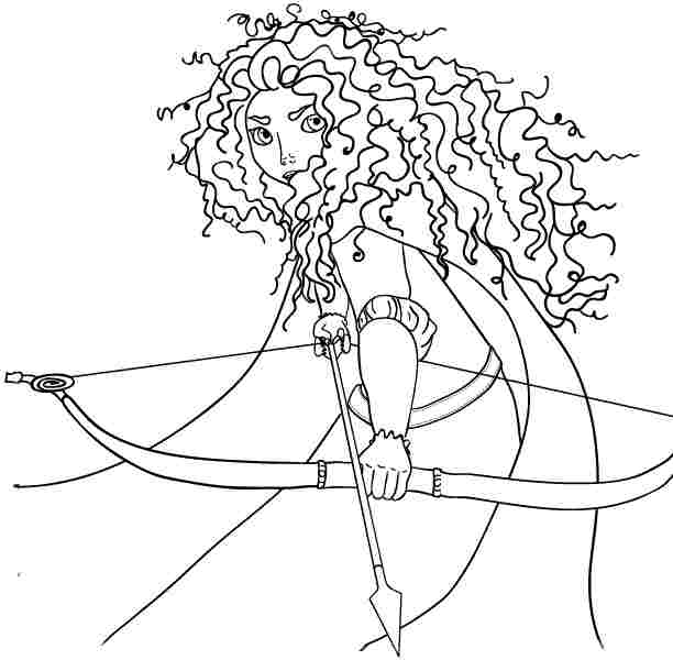 Merida Brave Coloring Pages at GetDrawings.com | Free for ...