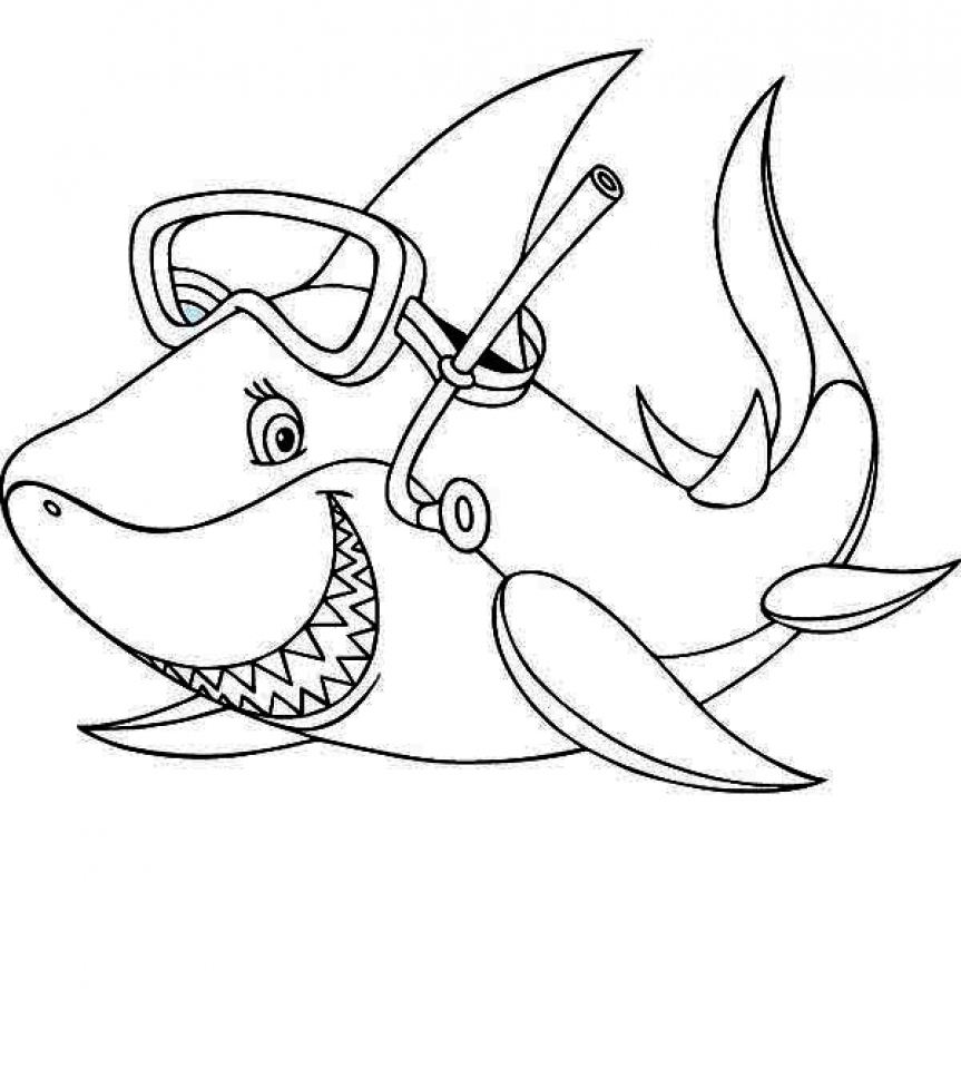 Get This Baby Shark Coloring Pages 31672 !