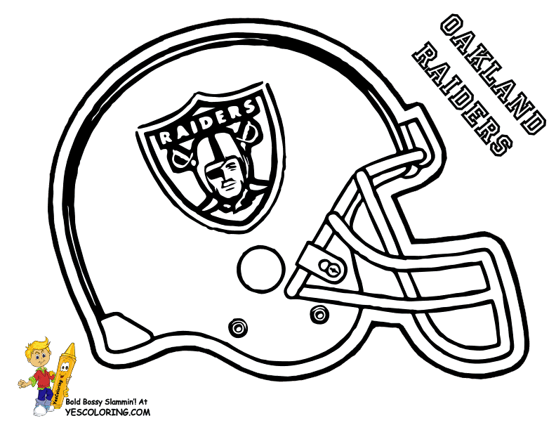 Raiders Football Coloring Pages - Coloring Pages