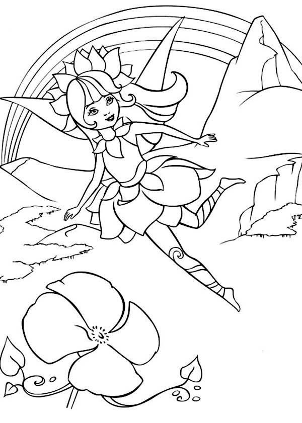 Adveture of Barbie Fairytopia World Coloring Pages | Best Place to ...