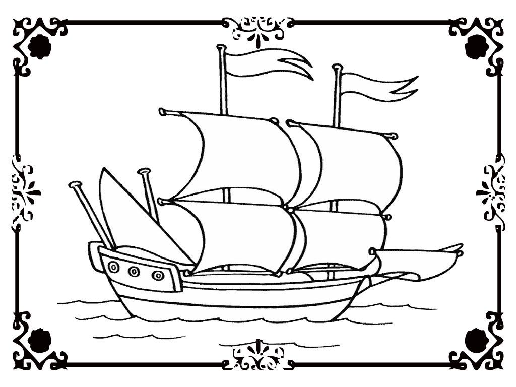 Printable Viking Ship Coloring Pages | Realistic Coloring Pages