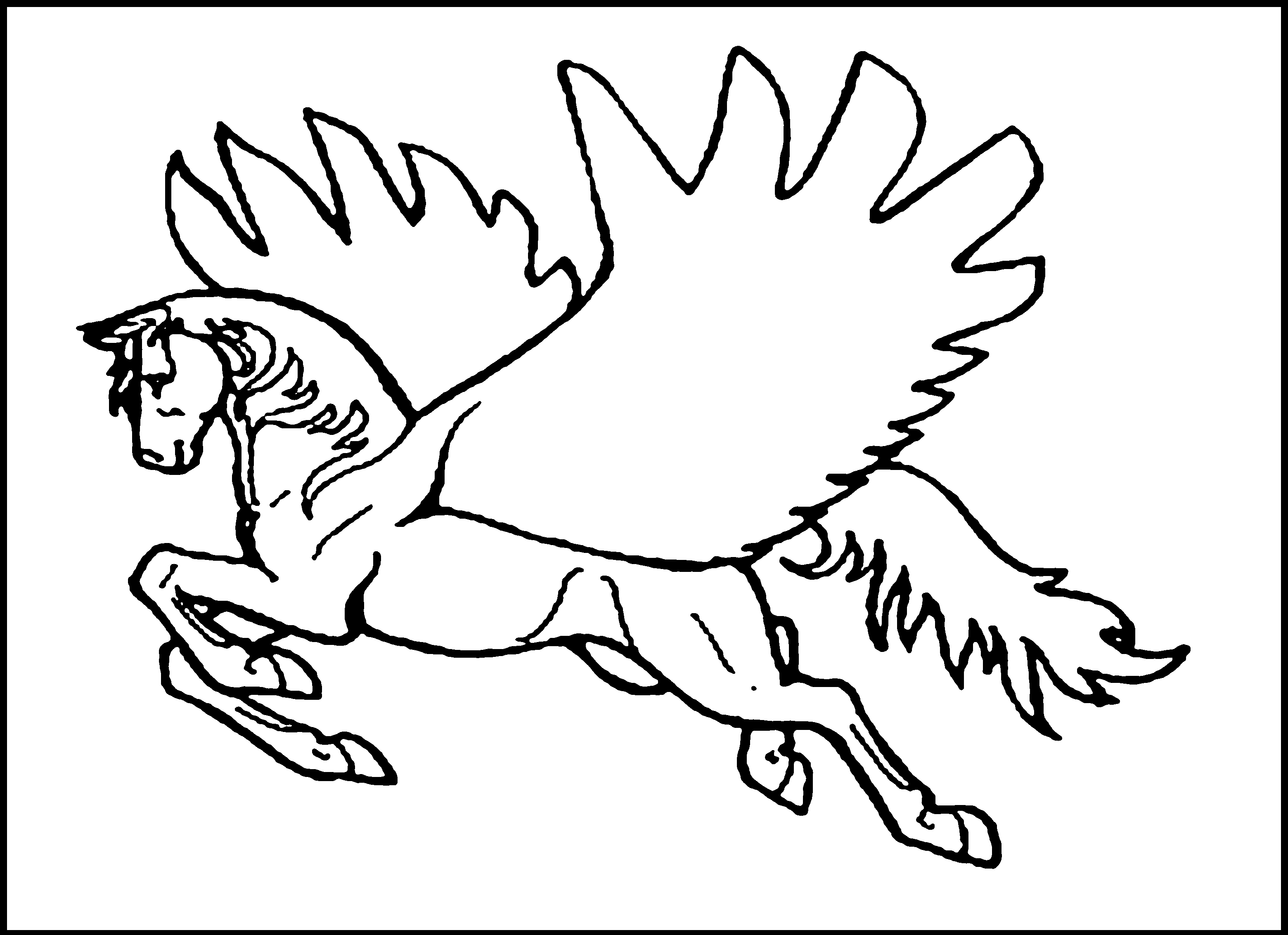 11 Pics Pegasus Wings Coloring Pages Unicorn