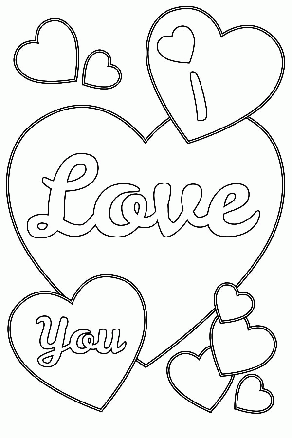 I Love You Boyfriend Coloring Pages - Coloring Home