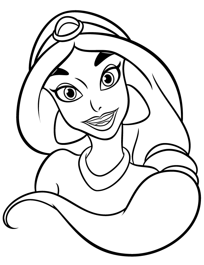 Disney Princess Jasmine Coloring Pages - Coloring Home