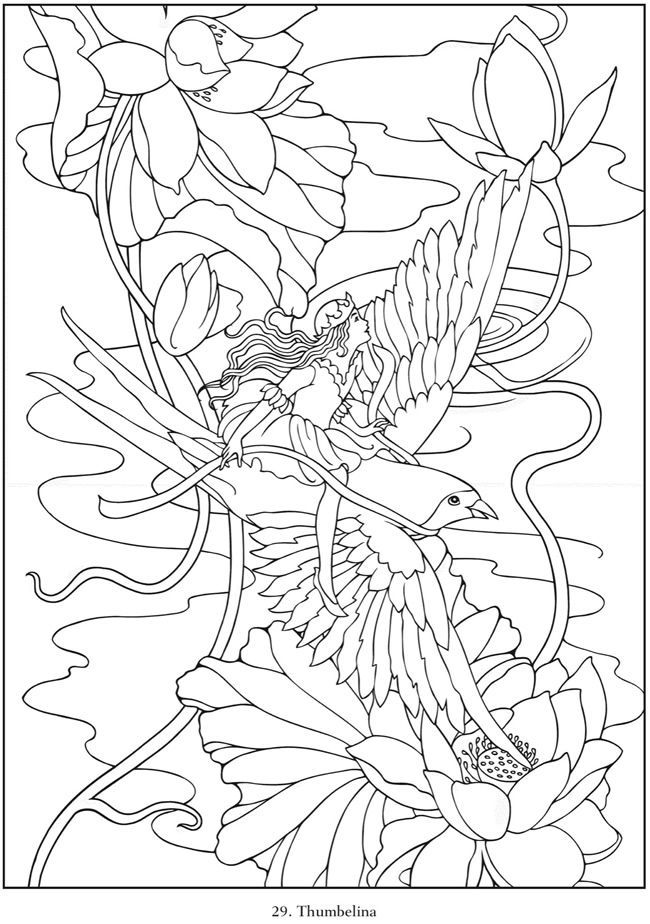 fairy tale | Dover Coloring Pages