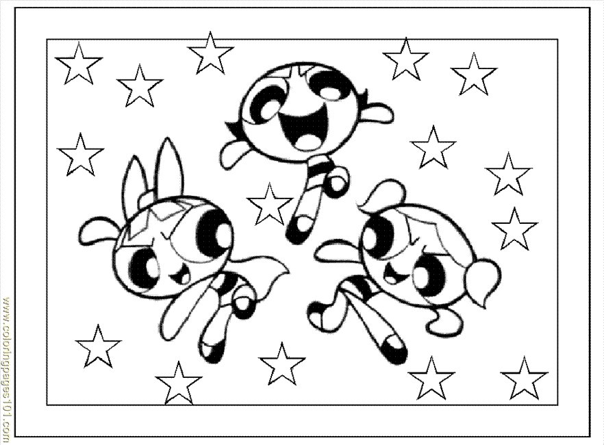 Ppg Car Coloring Pages