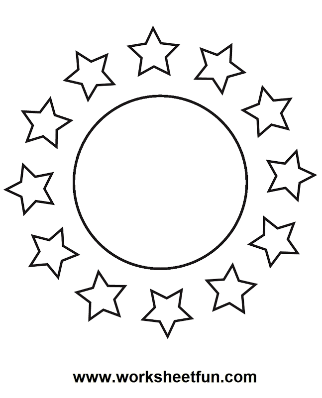 Learning The Hour Clock Preschool Coloring Page