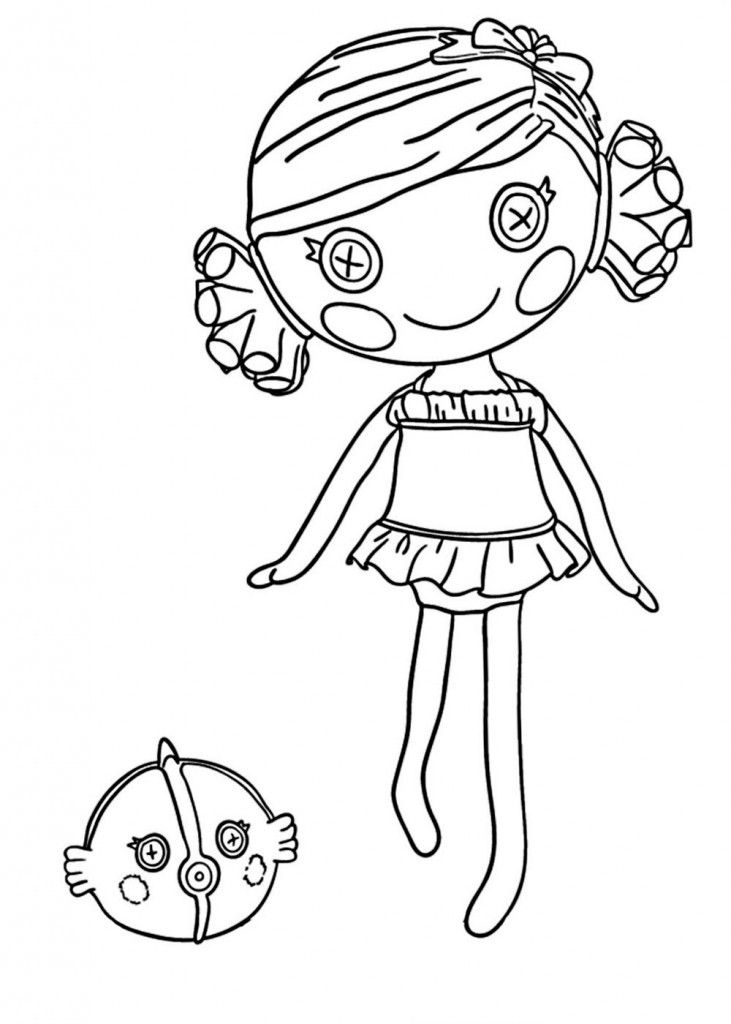 Lalaloopsy Coloring Pages for Kids- Free Coloring Sheets to print
