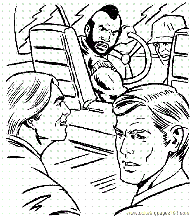 Coloring Pages The A Team Coloringpage 002 (Cartoons > Others 