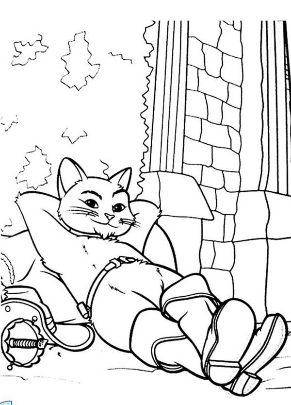 Puss in Boots Friend Coloring Pages | Batch Coloring