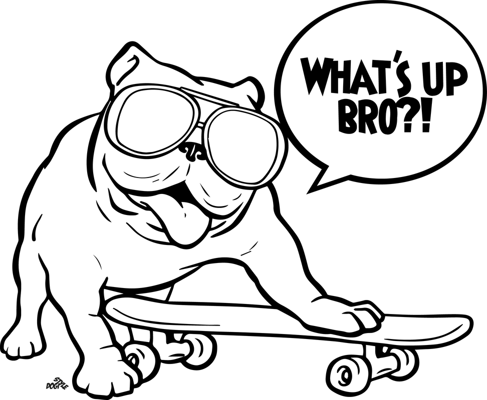 Pug Dog Coloring Page - Coloring Home
