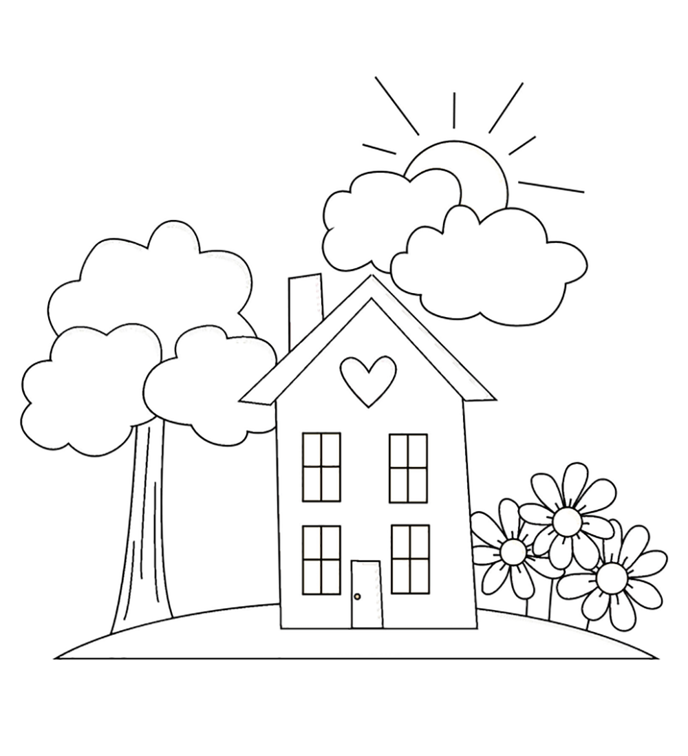 Home Garden Coloring Pages For Kids #Ga : Printable Gardening ...
