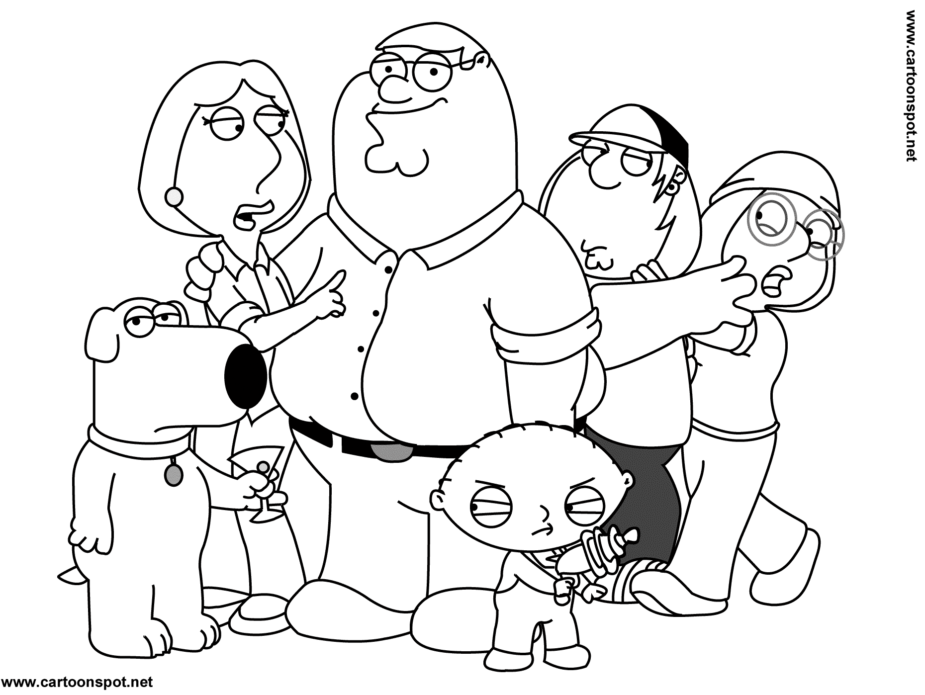 Chris From Family Guy Coloring Page - Coloring Home