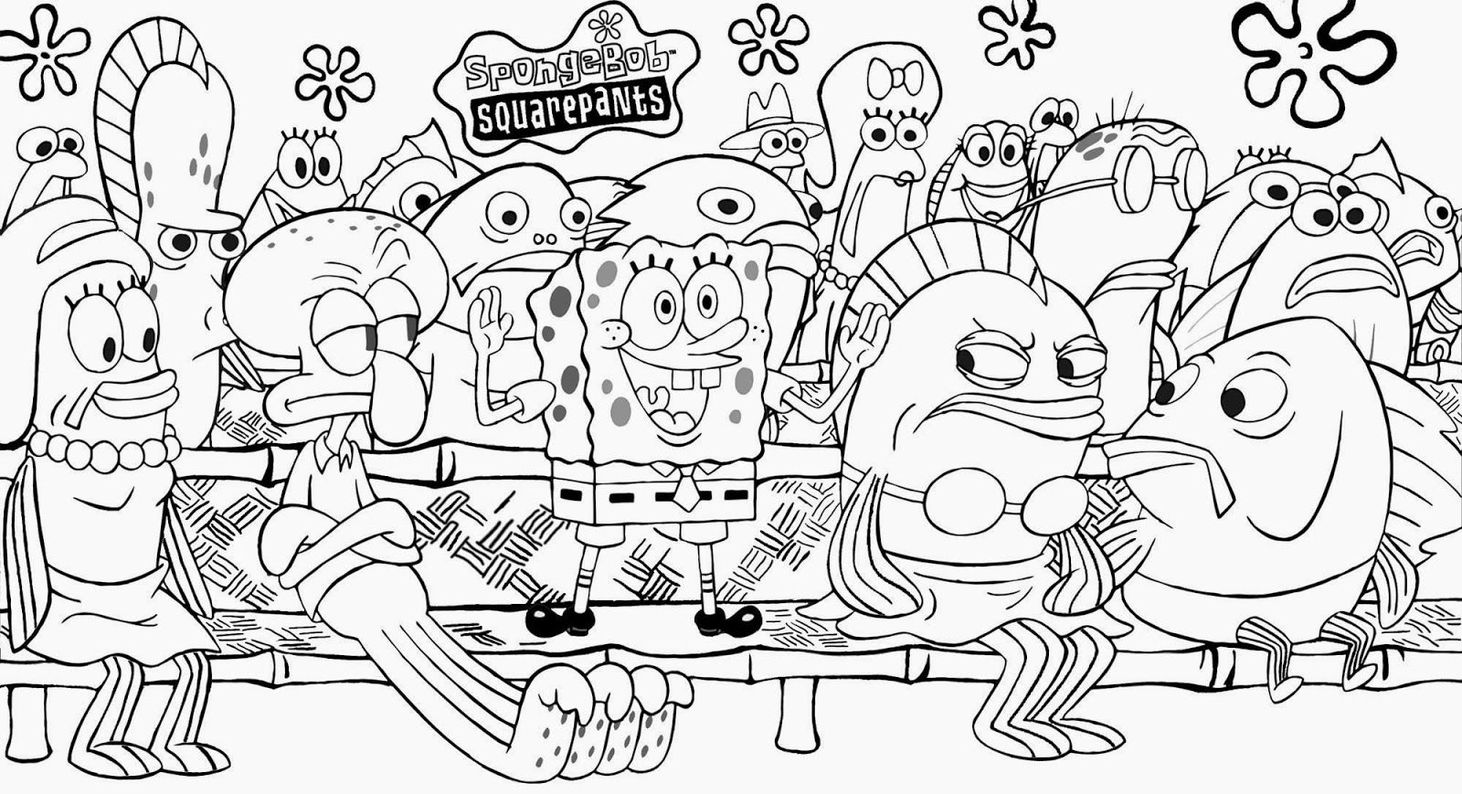 Spongebob Squarepants Coloring Pages | lugudvrlistscom
