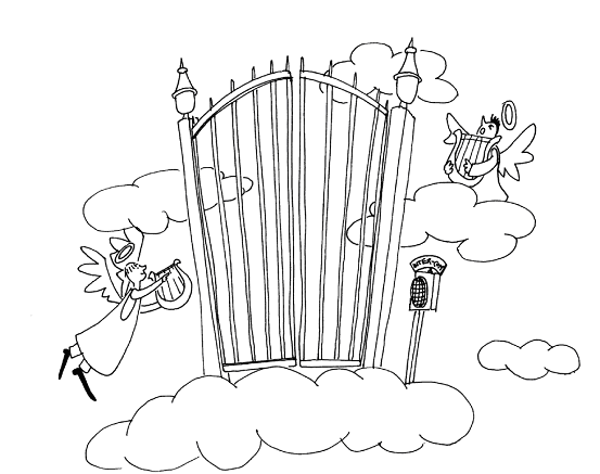 Heavens gate coloring pages