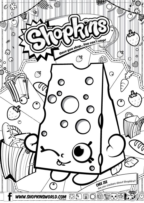 coloring pages | Shopkins, Free ...