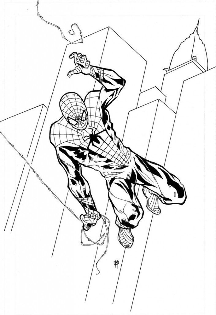 Spiderman Villains Coloring Pages Coloring Home