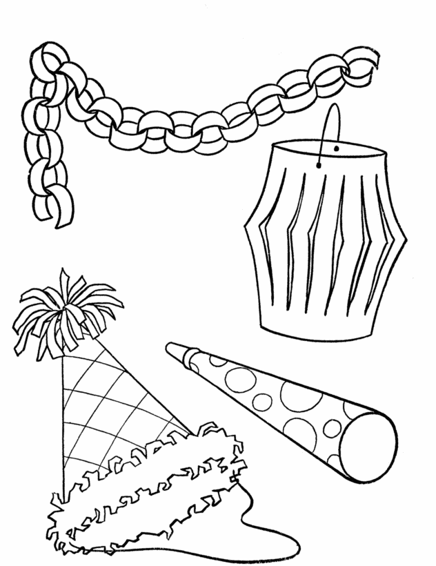 Birthday Coloring Pages | Free Printable Kids Birthday Party ...