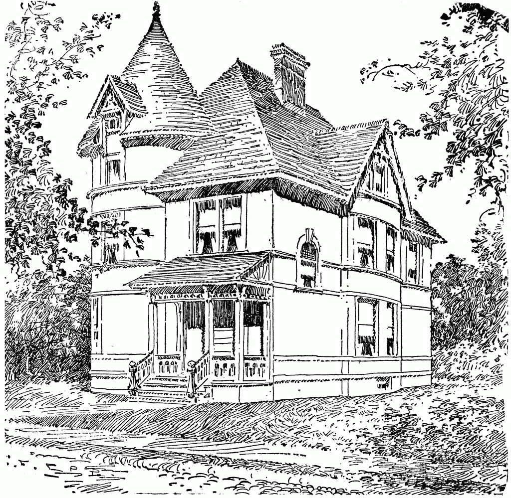 New Coloring Page: Victorian House Coloring Pages AZ ...