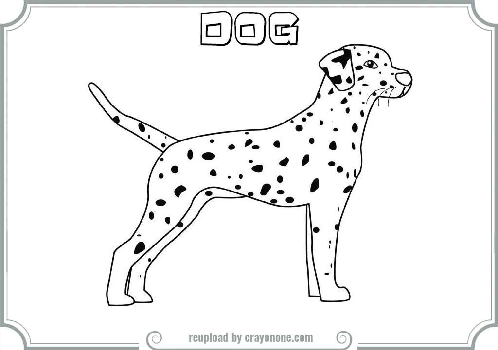 Dalmatian Fire Dog Coloring Pages | Printable Coloring Pages