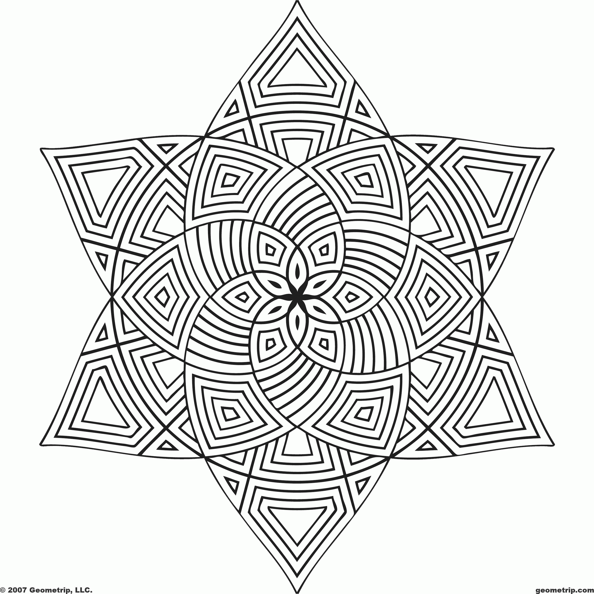 Pattern Coloring Pages - Widetheme