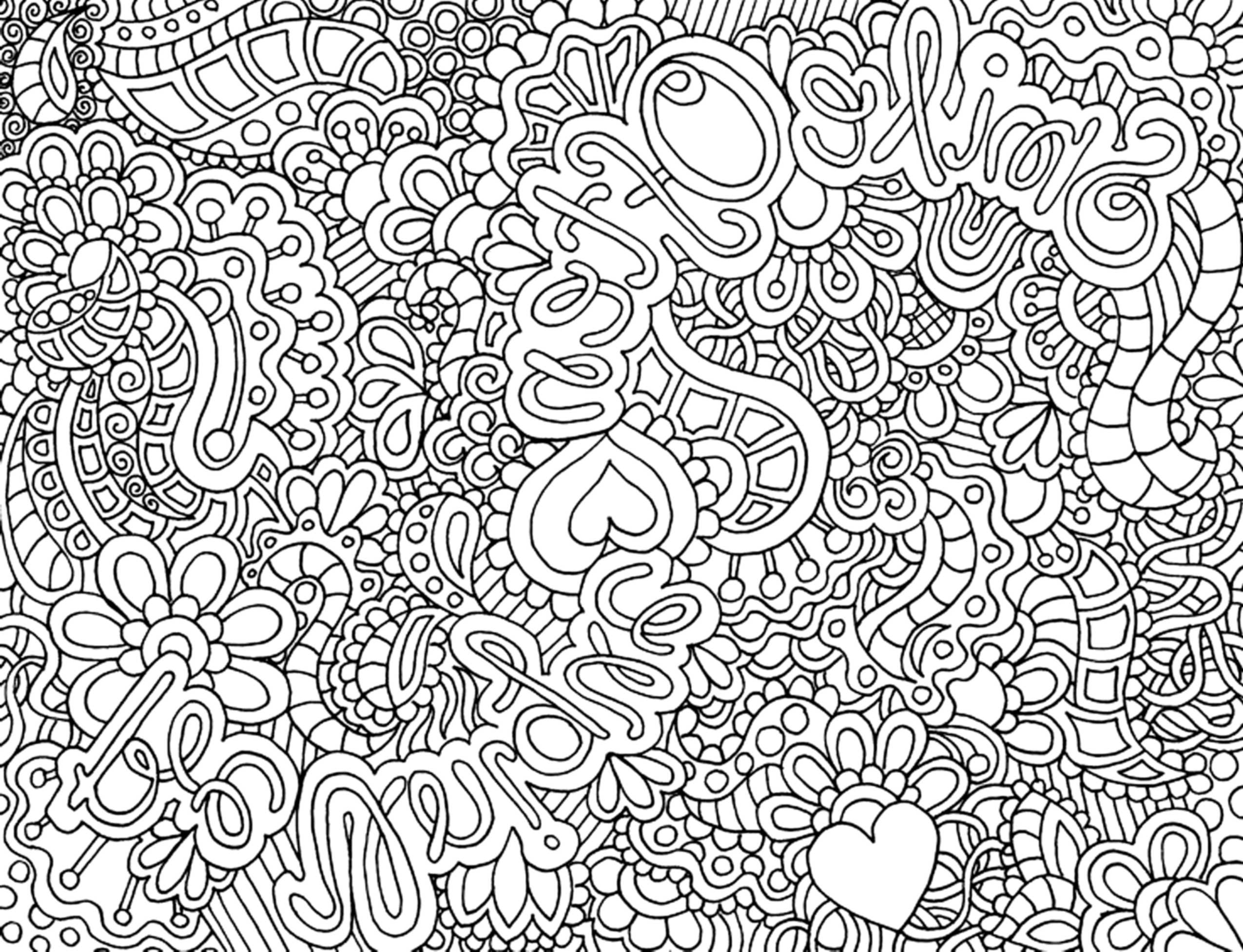 Complex Coloring Pages for Adults - Printable Kids Colouring Pages