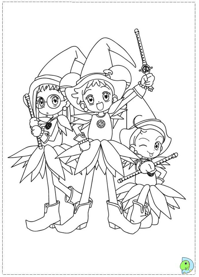 magical doremi coloring pages - photo #26