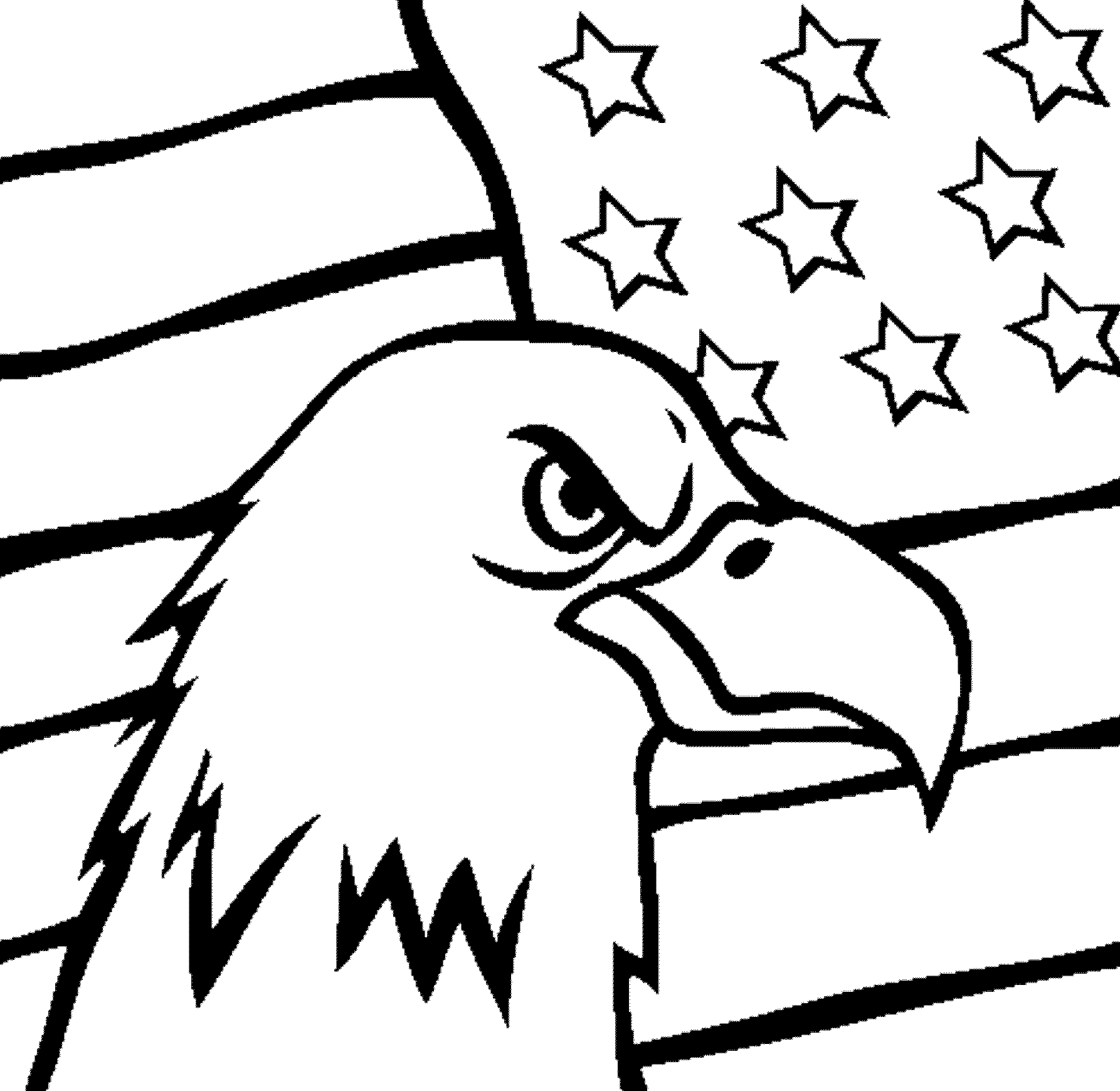 Original American Flag Coloring Page Home Pages Toddlers Printable Kids